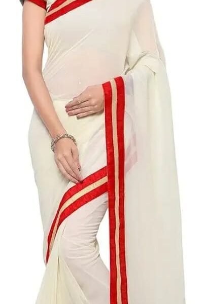 এক্সক্লুসিভ ওয়েটলেস জর্জেট  পার্টি শাড়ি